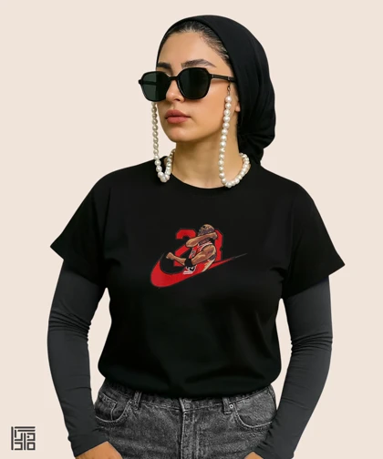 کراپ زنانه طرح مایکل جردن