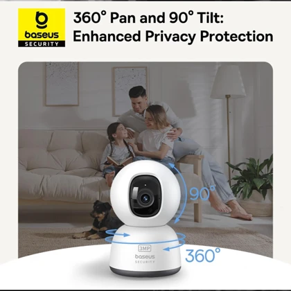 دوربین مداربسته باسئوس Baseus مدل P1 Lite S0TV002132 چرخش 360 درجه