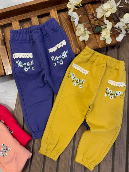 شلوار گل پنبه‌ای