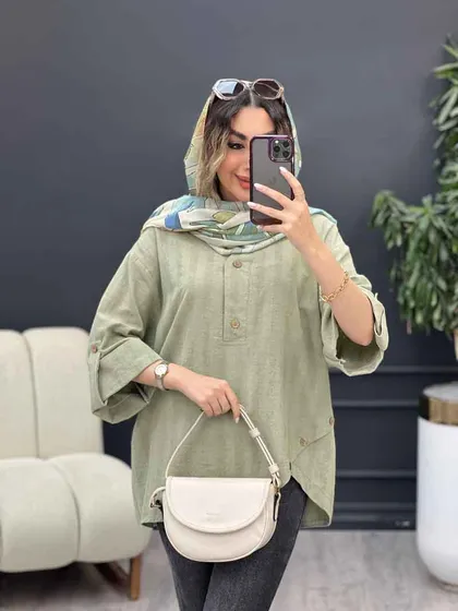 مانتو جلو بسته شیما