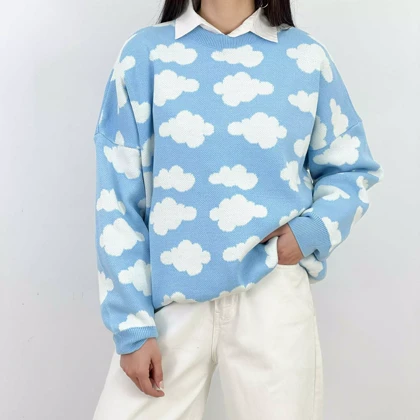 پلیور بافت ابری 1008070