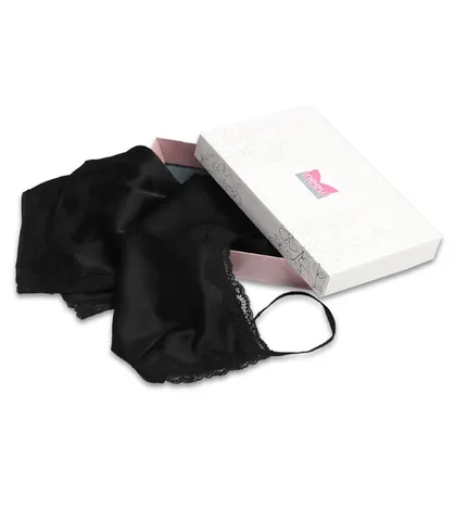 ست تاپ و شورتک ساتن Neev نیو کد 4010 مشکی Black