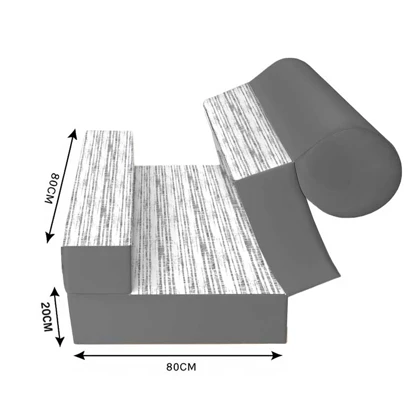 کاناپه تخت شو یک نفره راه راه مدل M1058