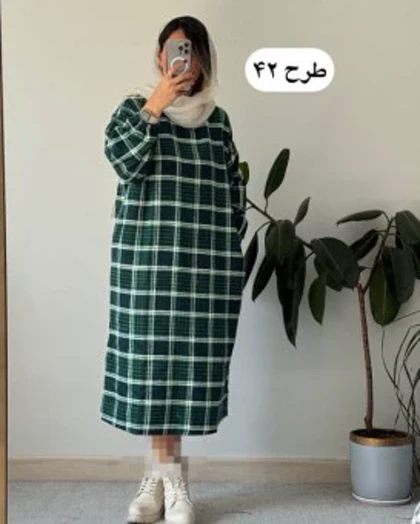 کفتان پشمی چهارخونه دیبا 7