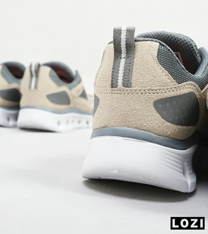 کفش کتانی طبی زنانه و مردانه طوسی کرم SKECHERS element 2.0
