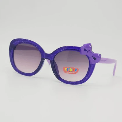 عینک آفتابی بچگانه پاپیون دار با شیشه‌های ضد اشعه UV