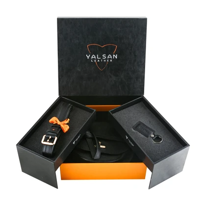 ست هدیه زنانه چرم یلسان مدل برکه کد 144-LRN-NHL-MC