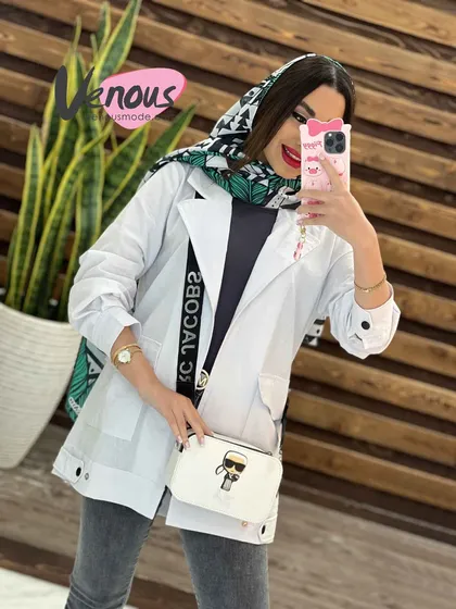 مانتو لینن آستین پیله