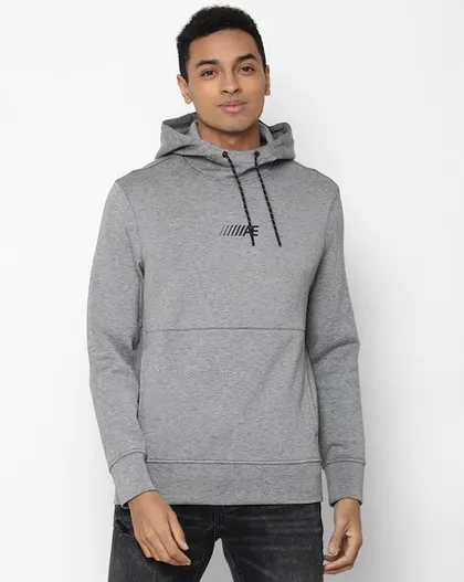 هودی مردانه امریکن ایگل طوسی - American Eagle Active 24/7 Hoodie Grey