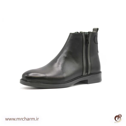 بوت چرم مردانه بغل زیپ اسپرت mrc30099