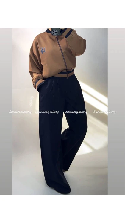 ست جکت و شلوار بگ مازراتی 50076