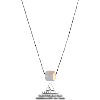 گردنبند کریستال سواروسکی Swarovski Cube Crystal Necklace 02