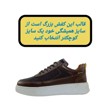 کفش کتانی روزمره/راحتی چرم طبیعی