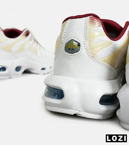 کفش کتانی مردانه و زنانه سفید قرمز زرد NIKE AirMax Plus TN Ultra مدل 7001