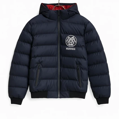 کاپشن برزنتی پشم شیشه سرمه ای دو رو/ فوق‌العاده ضخیم و گرماژ بالا اورجینال دیلم