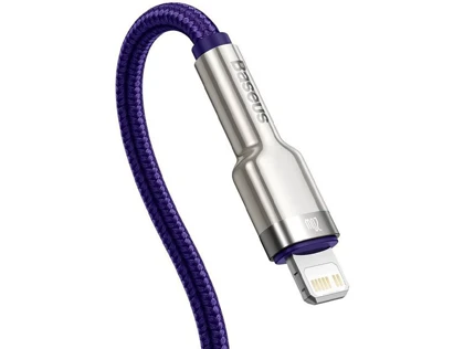 کابل شارژ سریع تایپسی به لایتنینگ 2 متری بیسوس Baseus Cafule Series Metal Data Cable Type-C to iP PD 20W CATLJK-B01
