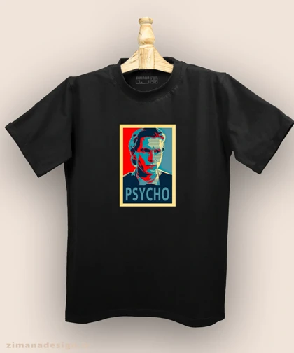 تیشرت مردانه و زنانه طرح روانی آمریکایی شخصیت پاتریک بیتمن کد 936