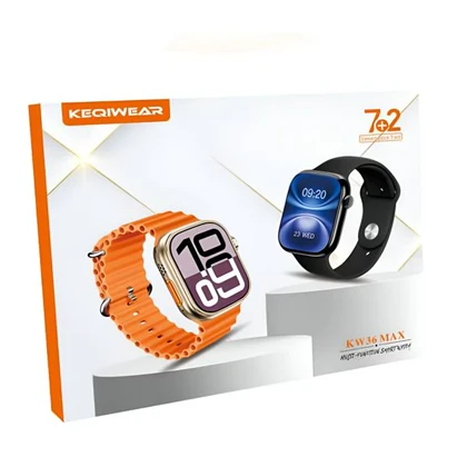 پک دو عددی ساعت هوشمند kw36 max 7184