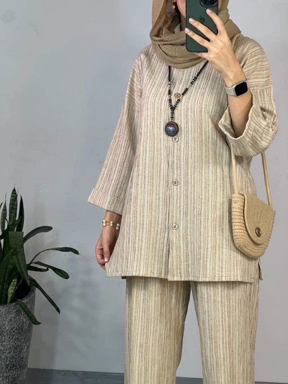 ست مانتو شلوار گیتی