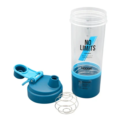 شیکر ورزشی دو تیکه داج مدل No Limits درب پیچی ظرفیت 0.7 لیتر
