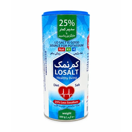 نمک رژیمی لو سالت پتاسیم دار (کم سدیم) 500 گرمی
