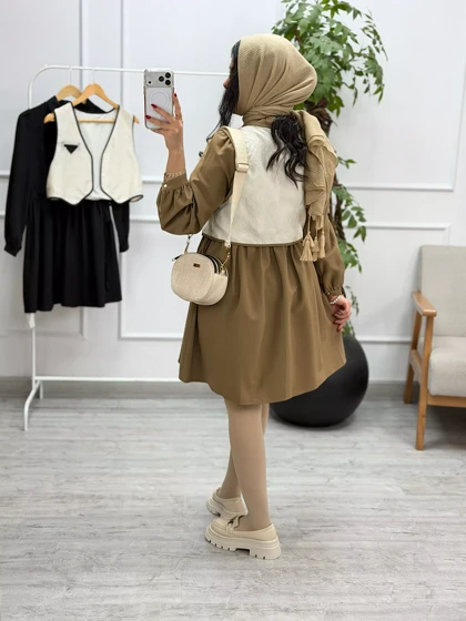 پیراهن وژیله شانی