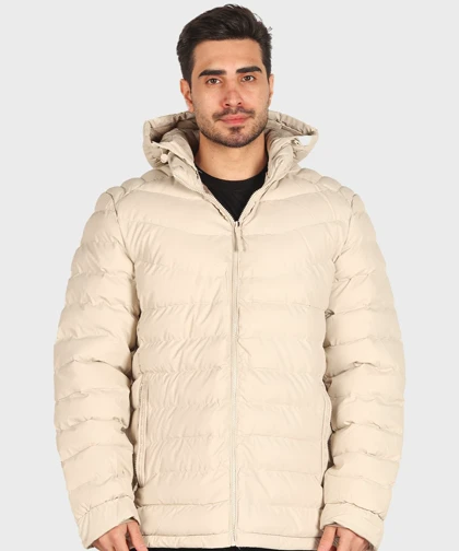 کاپشن مردانه ساده پف دار 6018