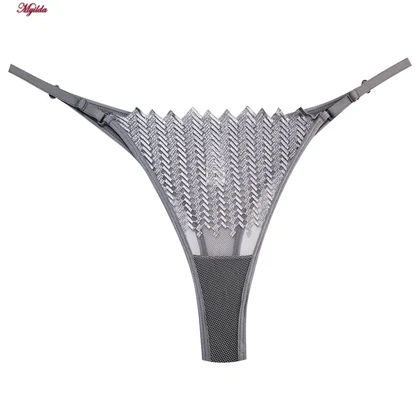 ست شورت و سوتین زنانه مدل فنردار نقره ای برتا کد 5100-2420-GG