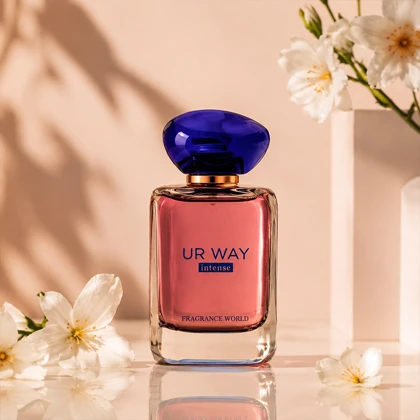 ادوپرفیوم Fragrance World UR WAY Intense؛ عطری شیک، زنانه و ماندگار با رایحه‌ای لطیف و مجلسی