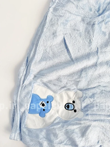 ست بلوز و شلوار حوله ای طرح خرس و بچه خرس