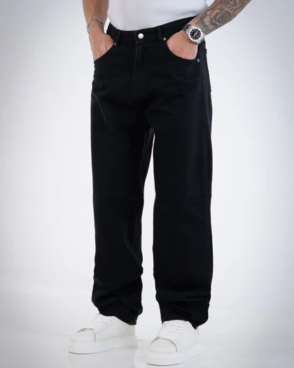 شلوار جین/ بگ مشکی-کد4803