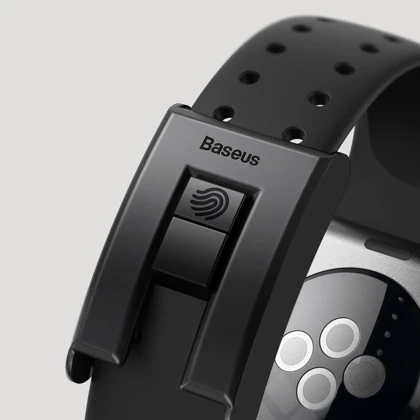 بند سیلیکونی اپل واچ 38 و 40 میلی‌متری بیسوس LBWSE-0