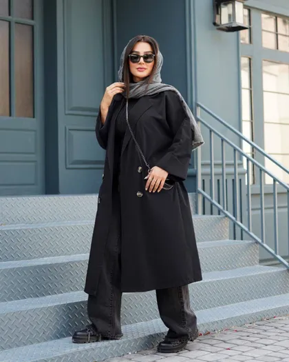 بارانی عبایی کد 3360