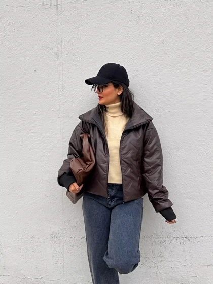 کاپشن چرم تیلور Teylor