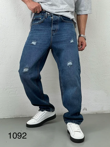 شلوار جین مردانه نیم بگ 1092