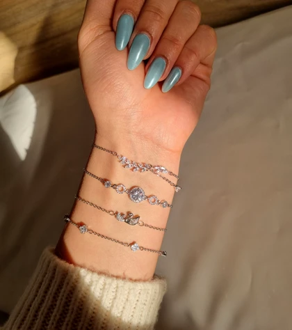 دستبند ظریف جواهری CM