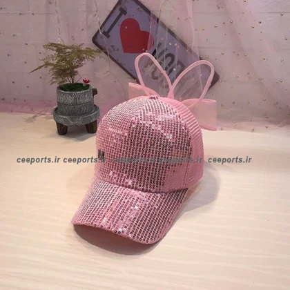 کلاه دخترانه بچه گانه پاپیون دار