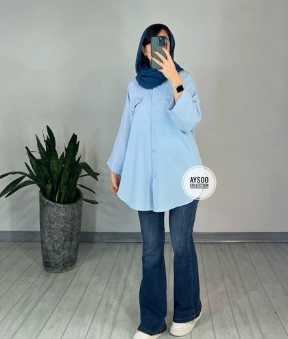 مانتو دکمه دار برکه