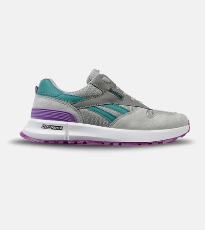 کفش کتانی طوسی آبی بنفش REEBOK Unphased Pro