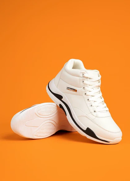 کفش ساق‌دار مردانه EMTO-سفید ویژه