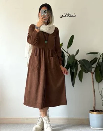 پیراهن مانتویی پاییزه سوگل