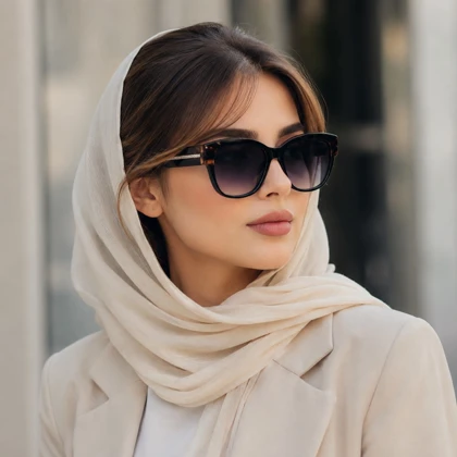 عینک آفتابی تام فرانک مدل TF1009 C01 مشکی