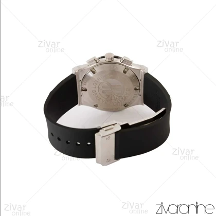 ساعت هابلوت مردانه کلاسیک فیوژن سه موتوره نقره ای مشکی 104161