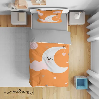 روتختی کودک طرح moon and cloud کد 270000
