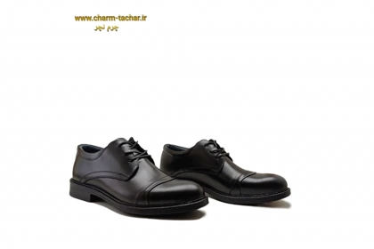 کفش مردانه رسمی اداری مجلسی چرم طبیعی دست وز si173