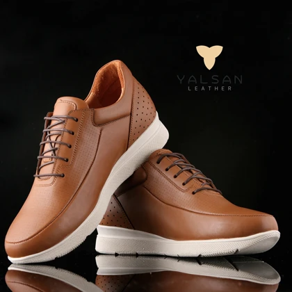 کفش روزمره زنانه چرم یلسان مدل نیها کد 629-GN