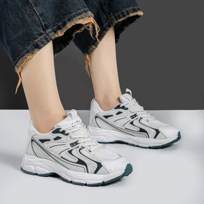 کفش و کتانی زنانه و دحترانه رنگ سفید مشکی کد M782