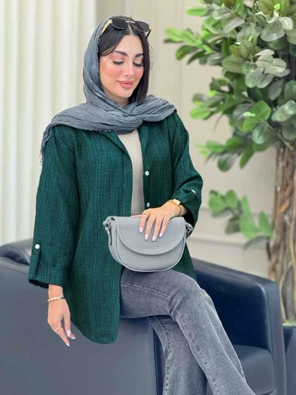 شومیز آستین پاگن ژاله
