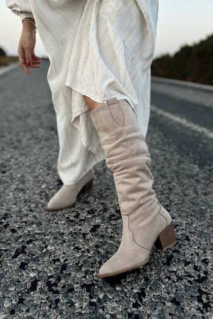 بوت بلند زنانه polka-store polka-store