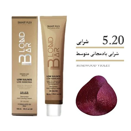 رنگ مو بلوند بار100 میل 5/20
